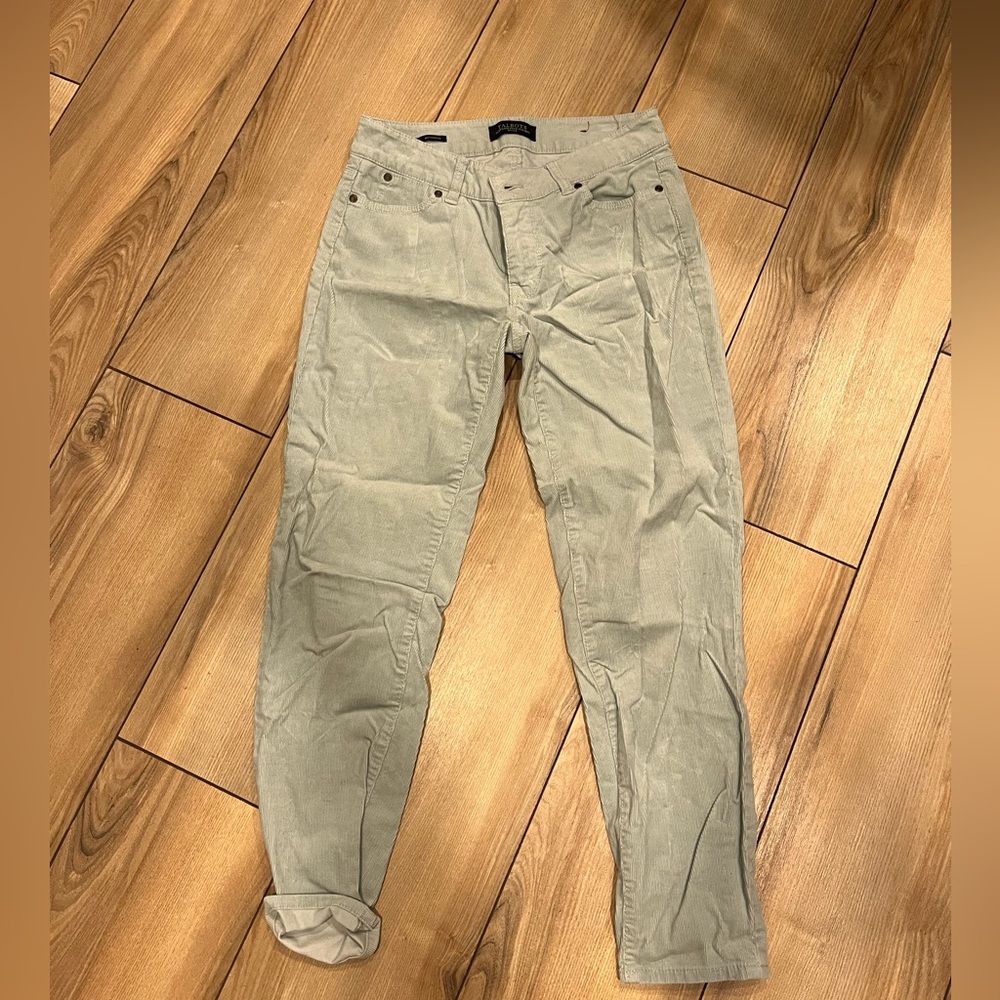 Blue corduroy jeans